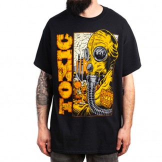 CAMISETA LOGO TOXIC NARANJA