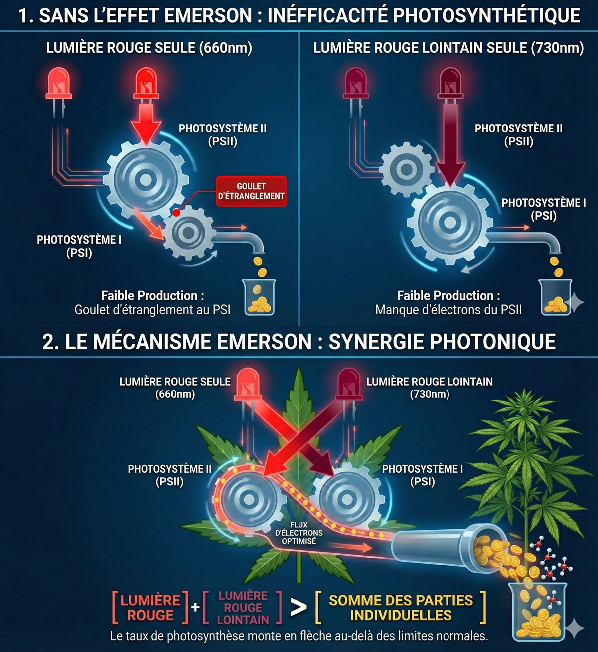 Effet Emerson dans la photosynthèse