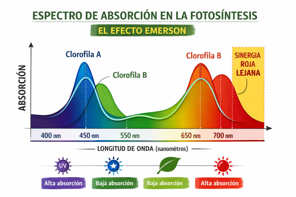 El efecto Emerson en el cultivo de cannabis